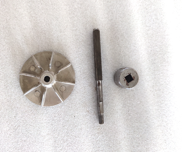 YT1配件方軸、葉輪、滑道